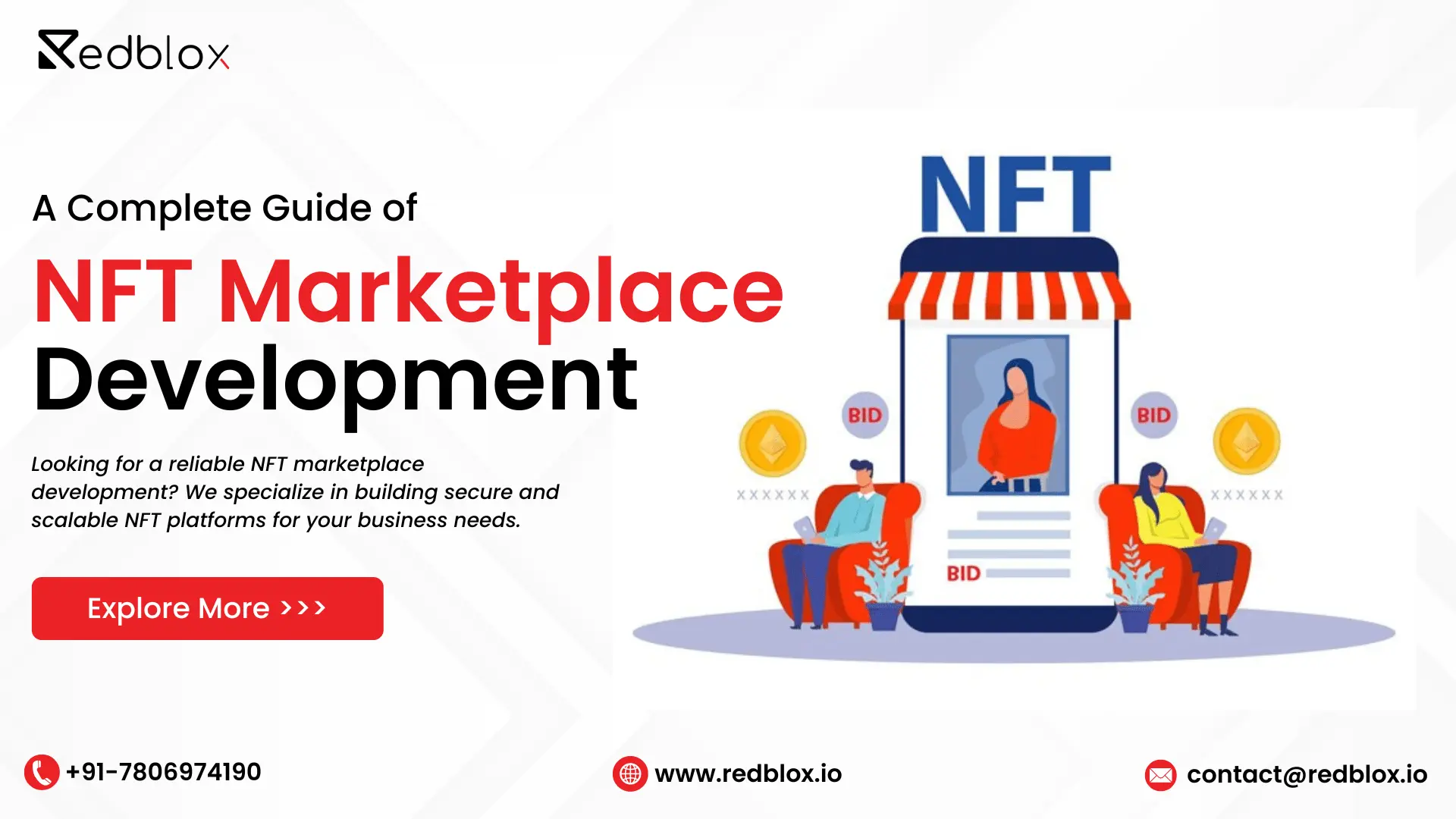 NFT Marketplace Development: Key Features, Benefits & More - RedBlox
