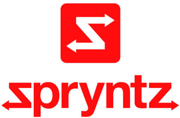Spryntz Website Development by RedBlox